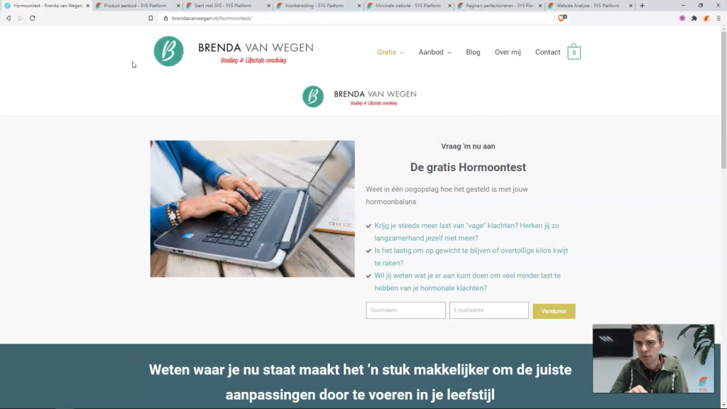 Brenda van Wegen - Overstappen van een Wix website naar een alles in 1 platform